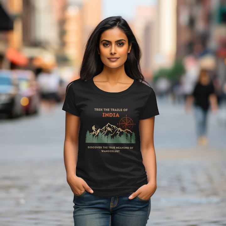 Women's Trek the trails of India tee