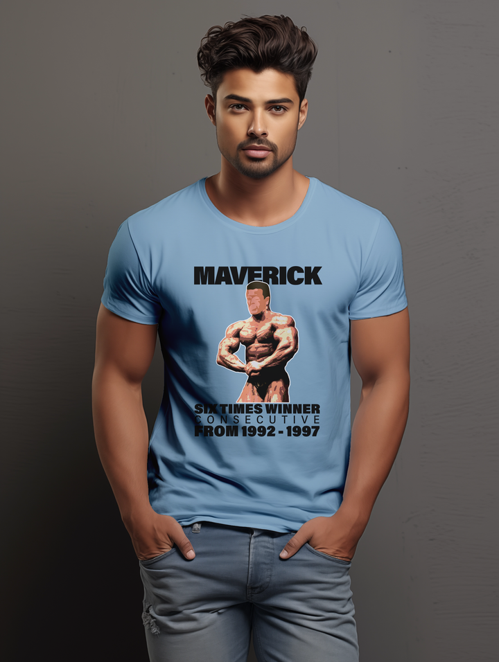 Mens Maverick Six Times Winner tee