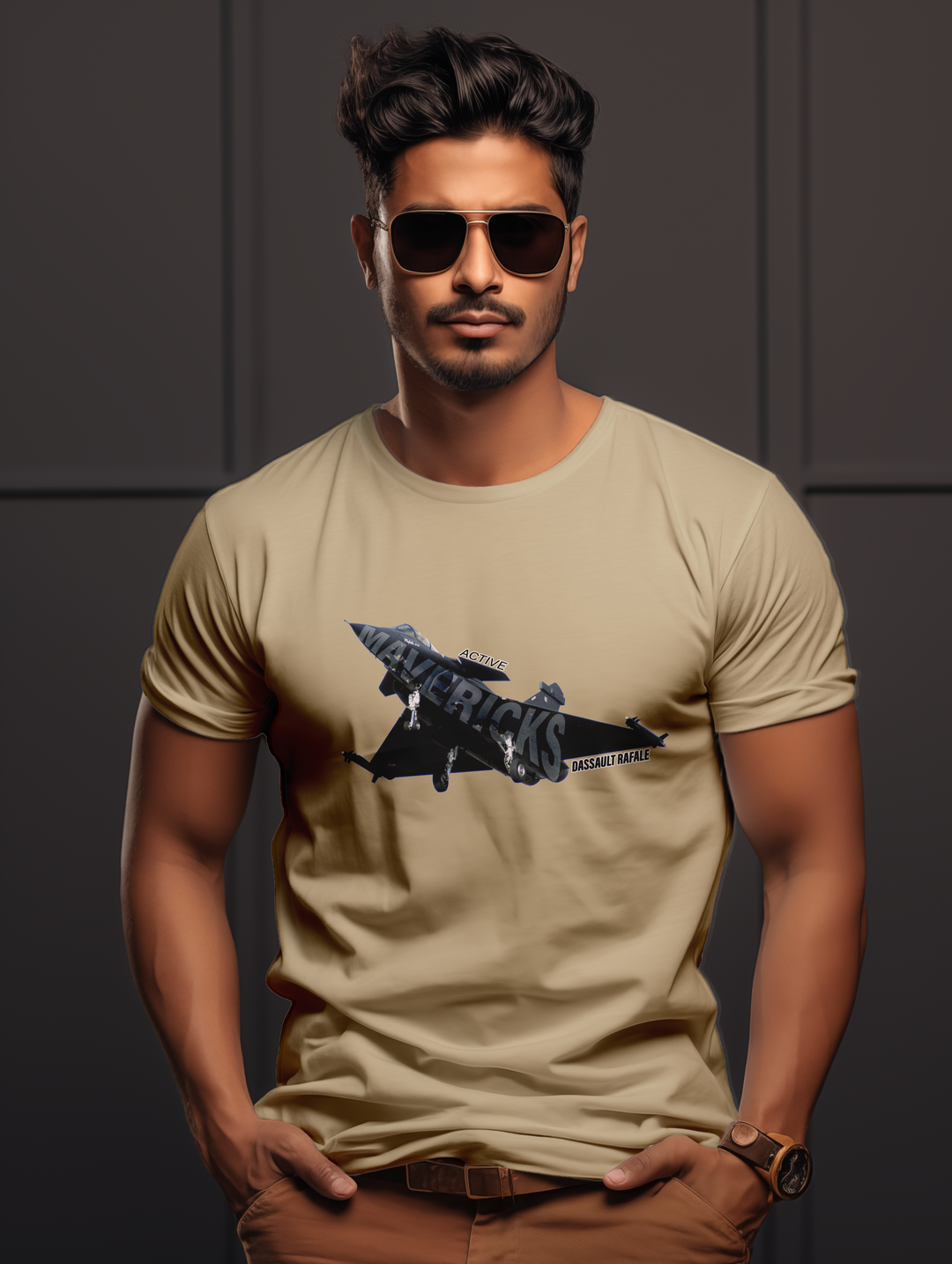 Mens  Maverick’s Rafale – The IAF’s Active Edge tee