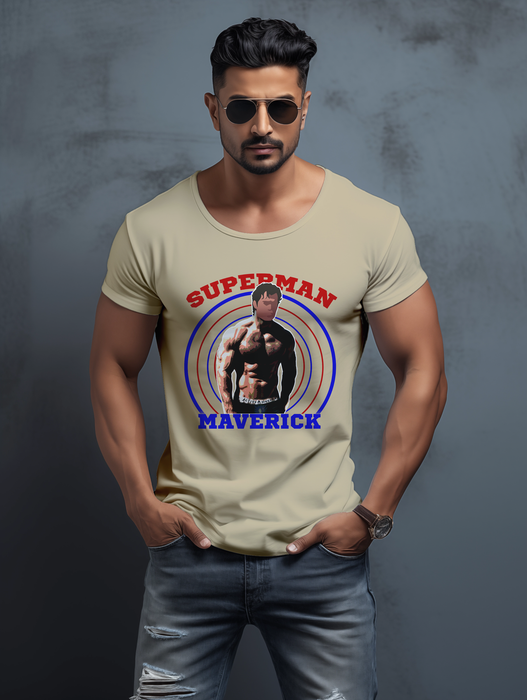 Mens Superman Maverick tee