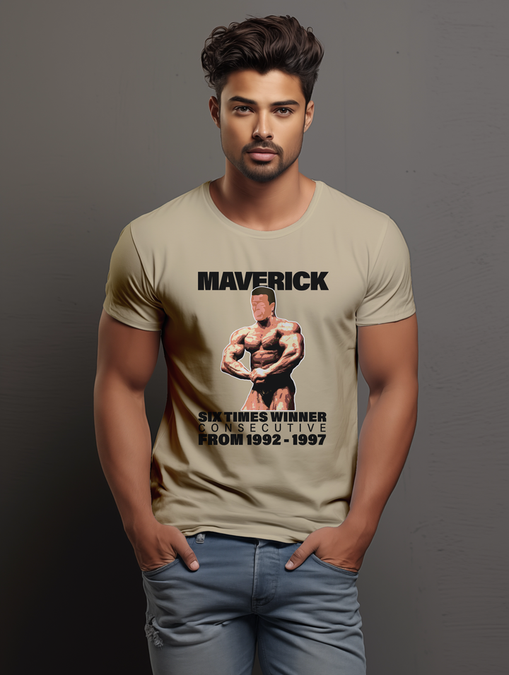 Mens Maverick Six Times Winner tee