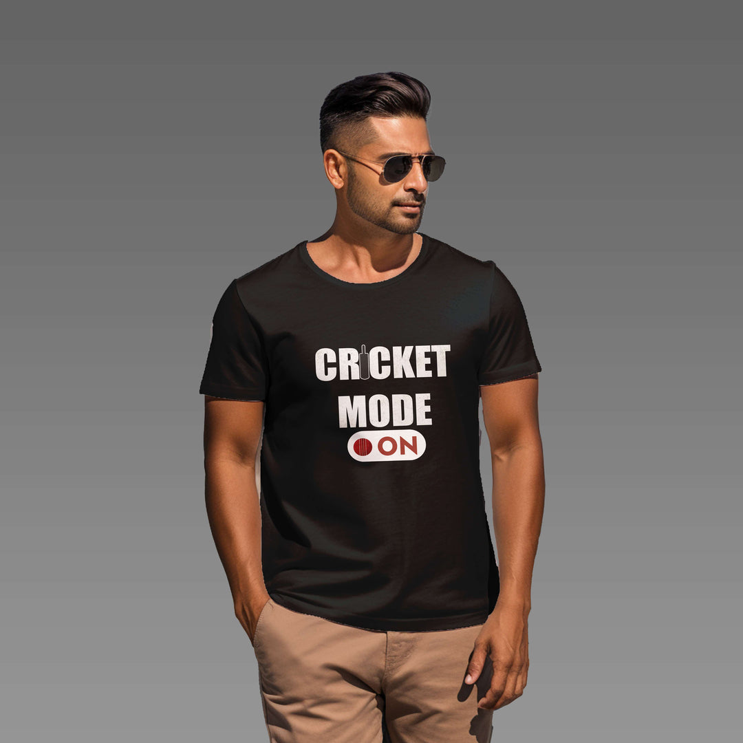 Men's Cricket Mode On tee