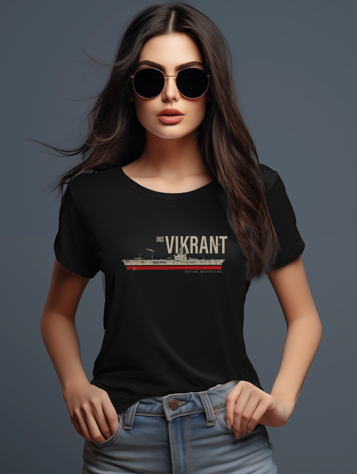 Womens INS Vikrant tee