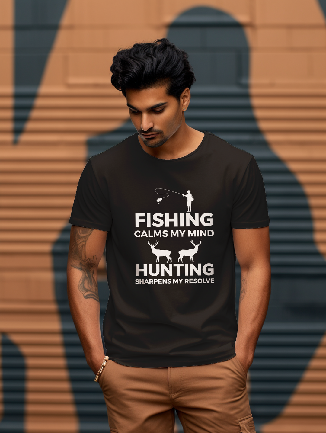 Men's Fishing and Hunting Tee