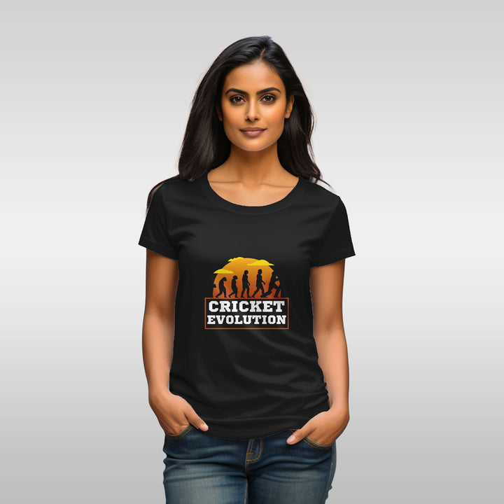 Women's Cricket Evolution tee