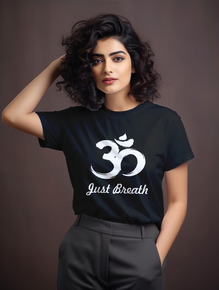 women's Just Breath tee