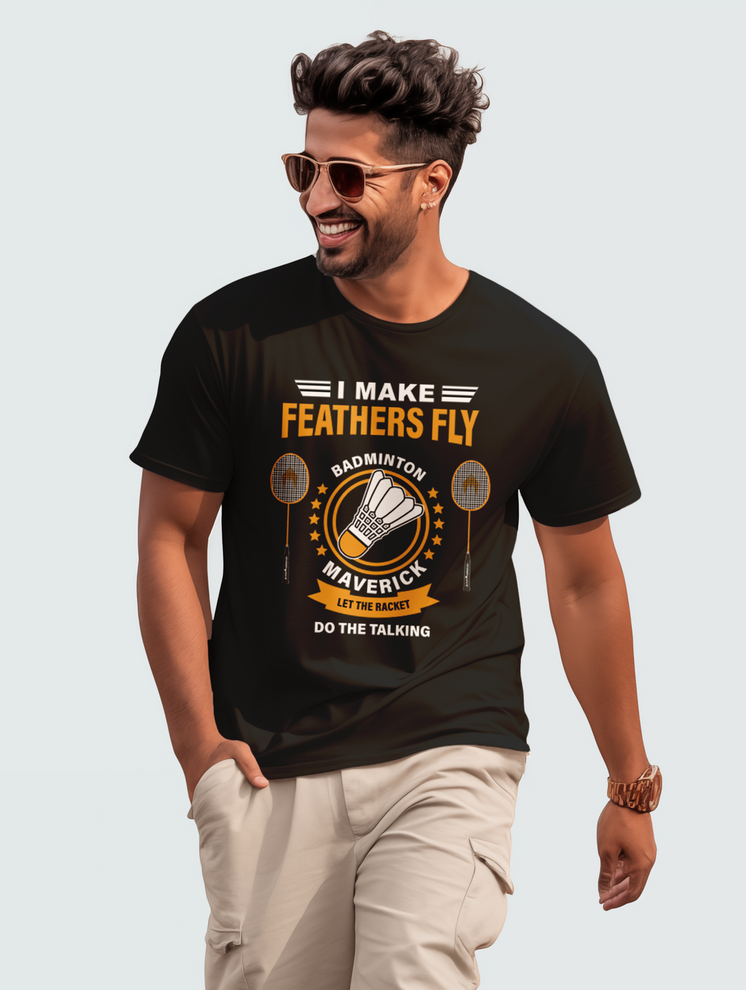 Men's I Make Feathers Fly tee