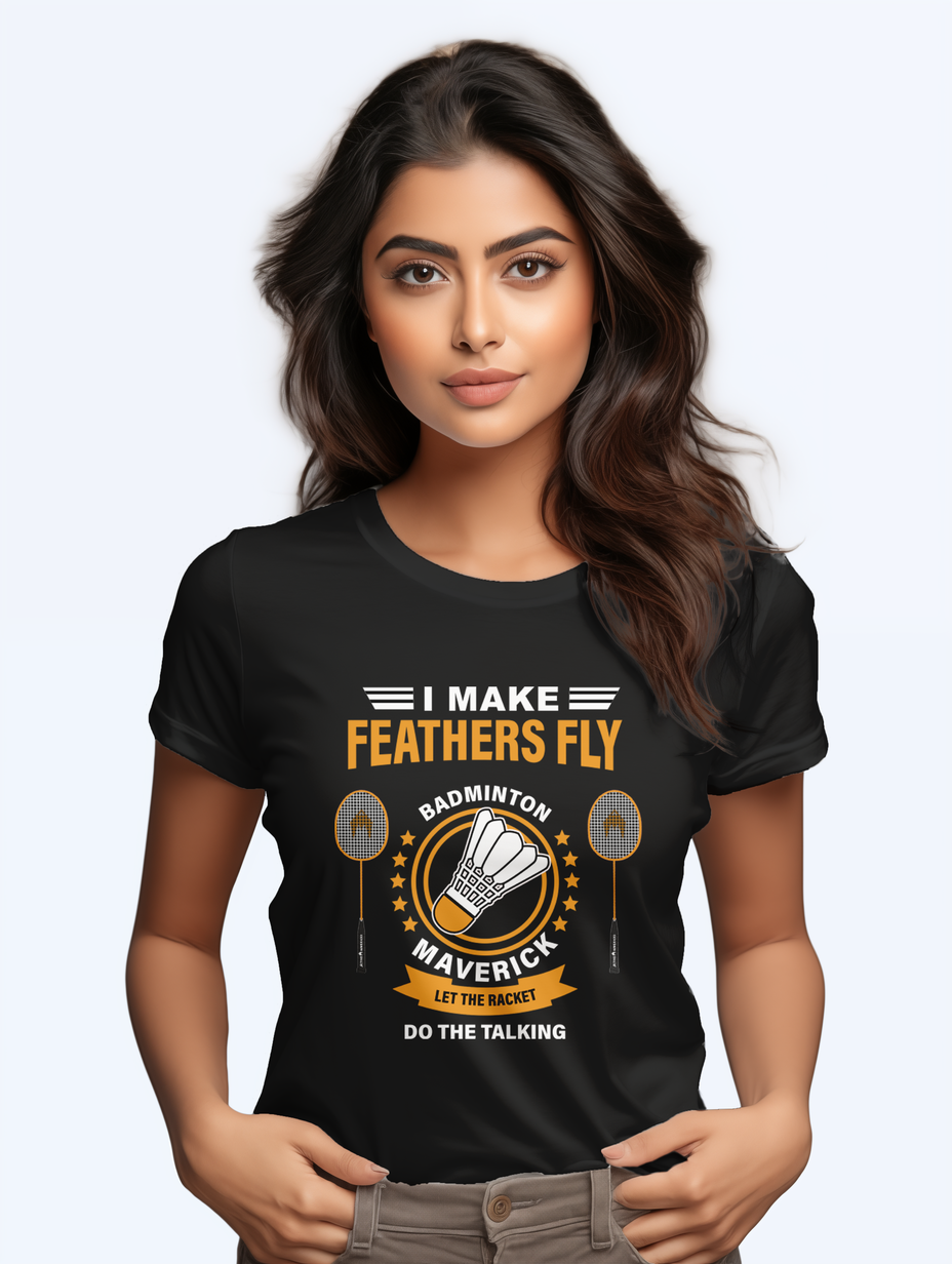 Women's I Make Feathers Fly tee