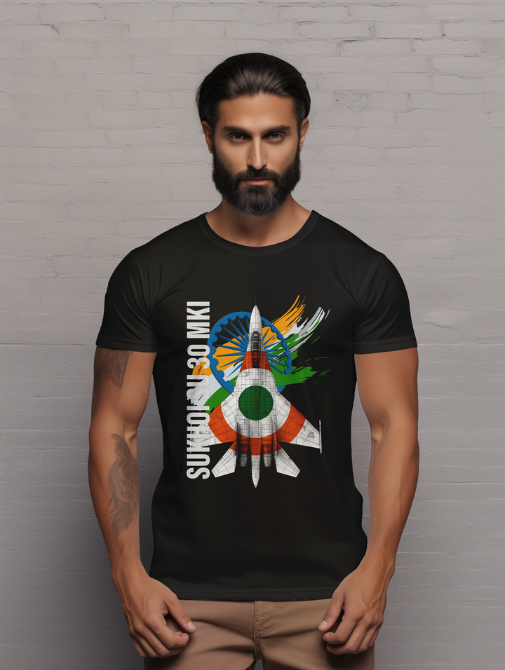 Mens  Sky Sentinels – The Power of Su-30MKI tee