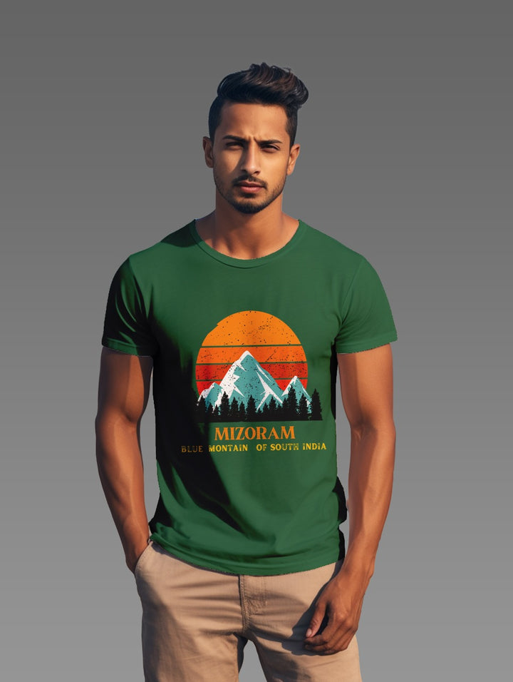 Men's Mizoram Blue Mountains tee