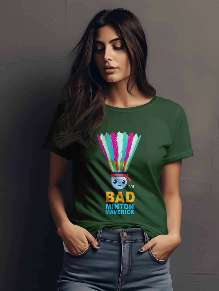 Women's I'm Badminton Maverick tee