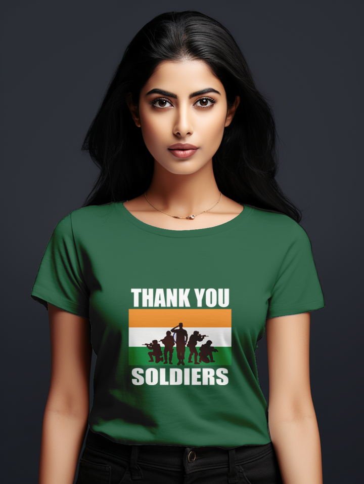 Women's Thank You Soldiers tee