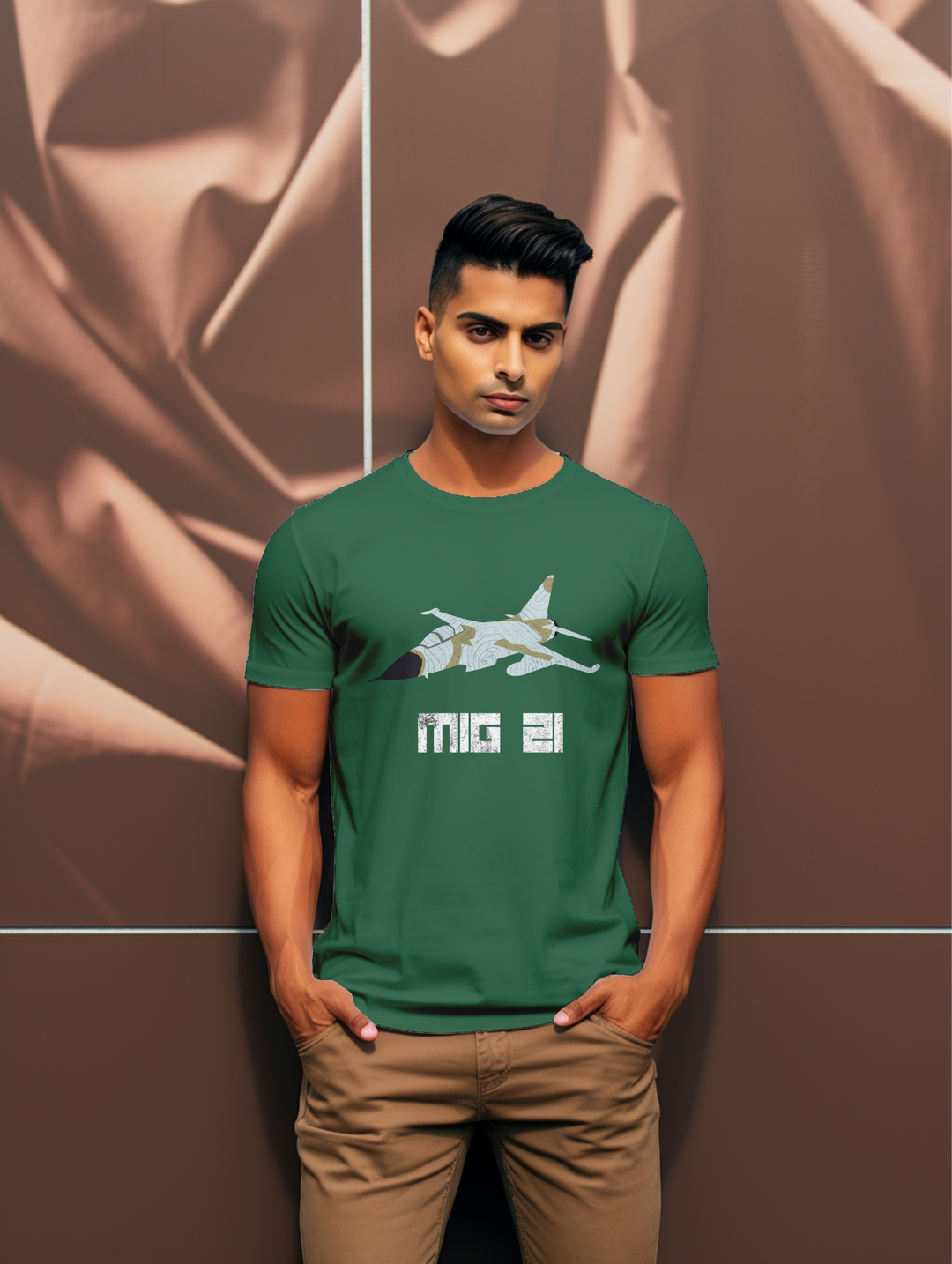 Men's MIG 21 Fighter Jet tee