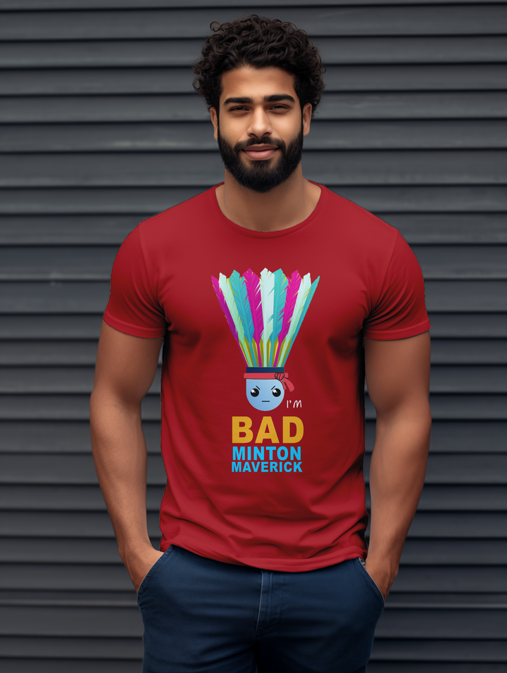 Men's I'm Badminton Maverick tee