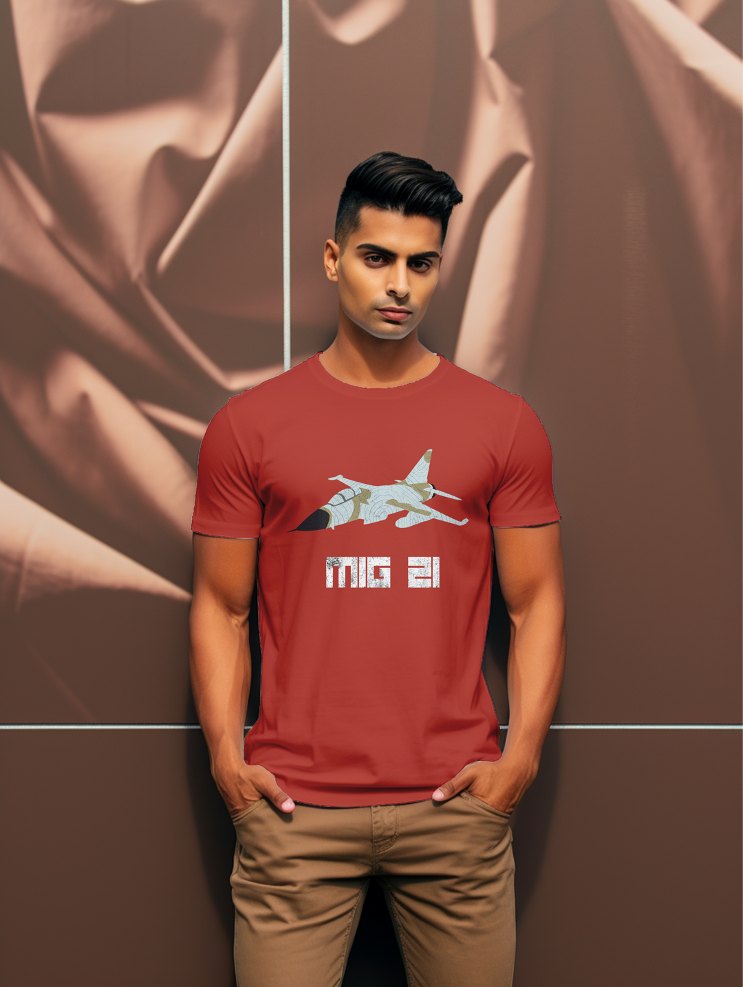 Men's MIG 21 Fighter Jet tee