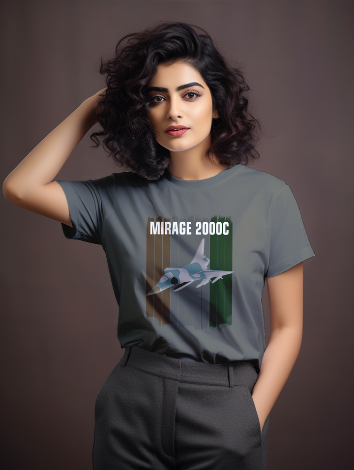 Women's Mirage 2000C Fighter jet tee