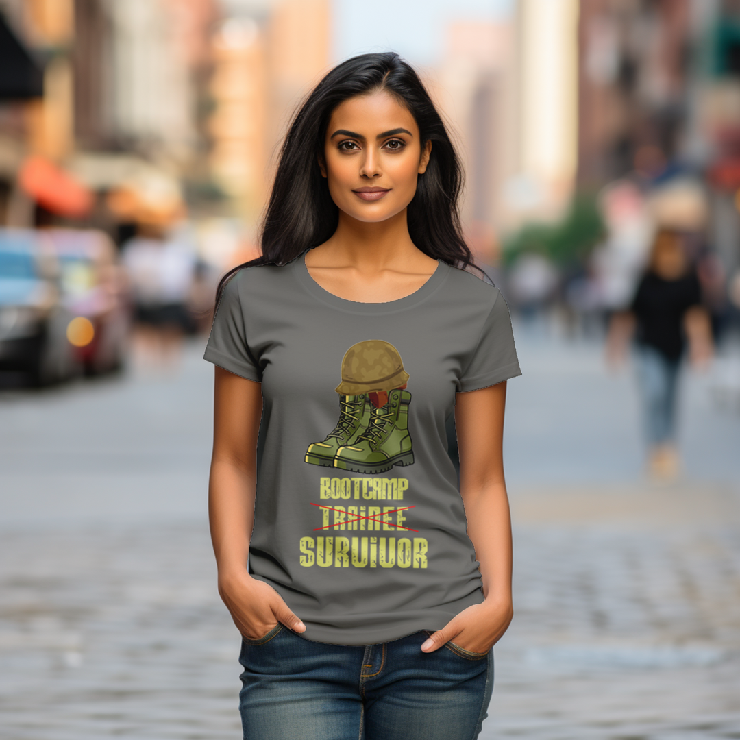 Womens Bootcamp Survivour tee