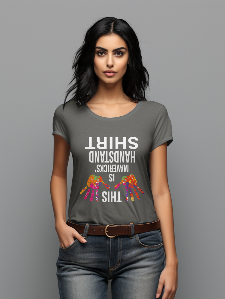 women's This is Mavericks Handstand T-shirt