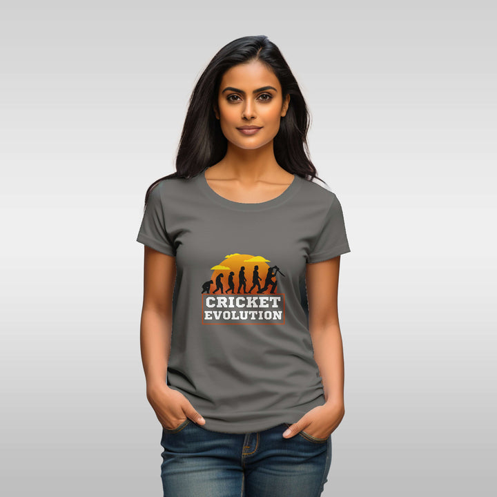 Women's Cricket Evolution tee