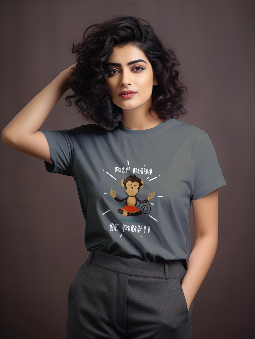 Women's  Moh maya se mukti tee