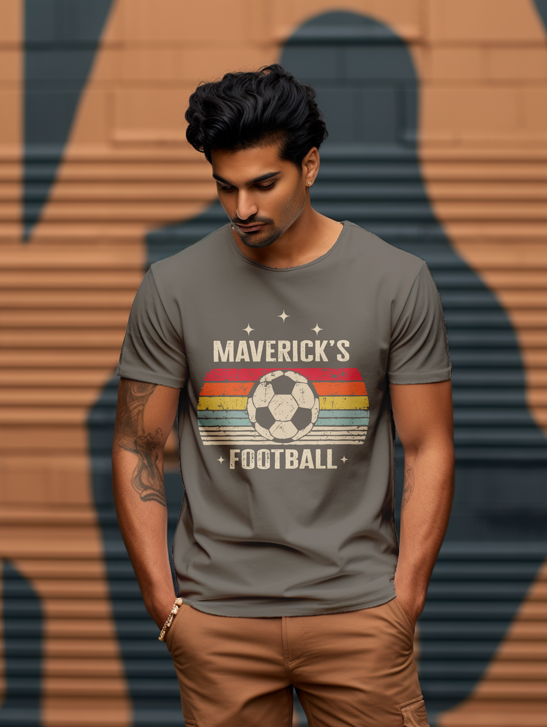 Men's Maverick's Football tee