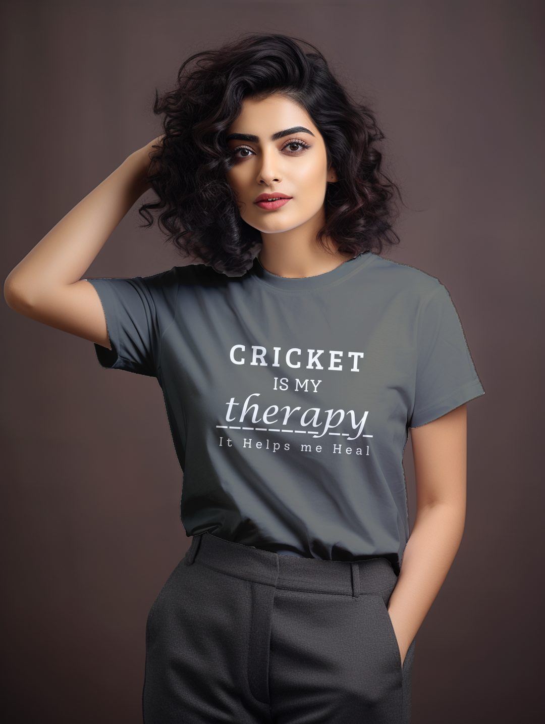 Women's Cricket is my Theraphy tee
