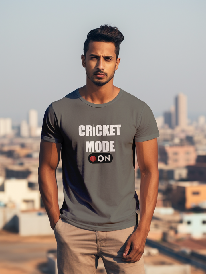 Men's Cricket Mode On tee