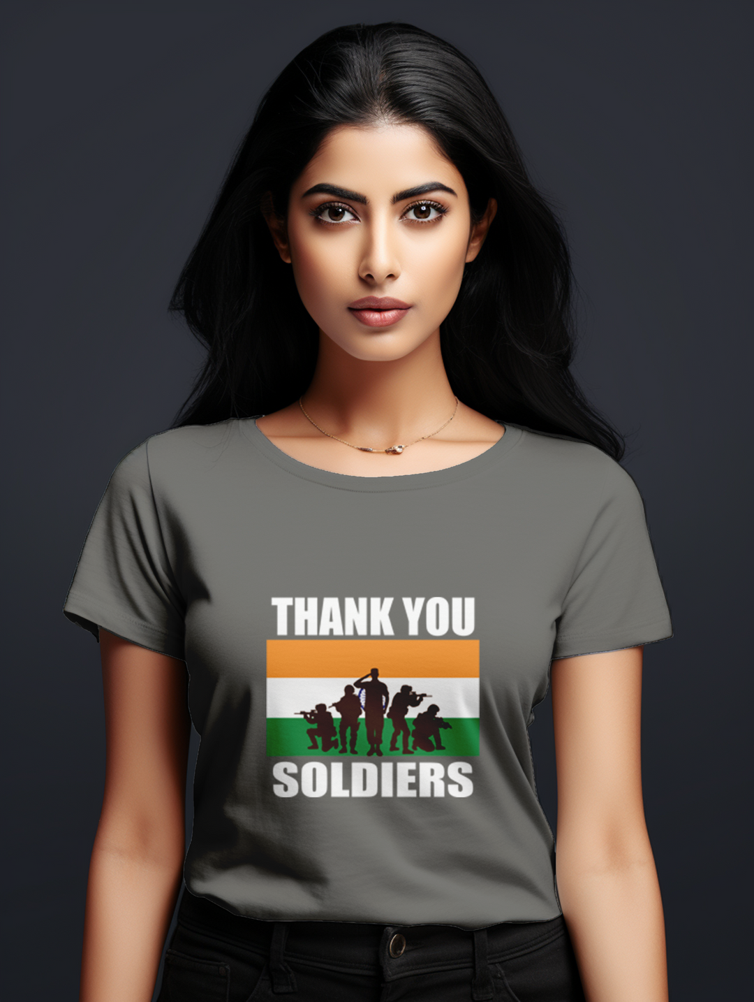 Women's Thank You Soldiers tee