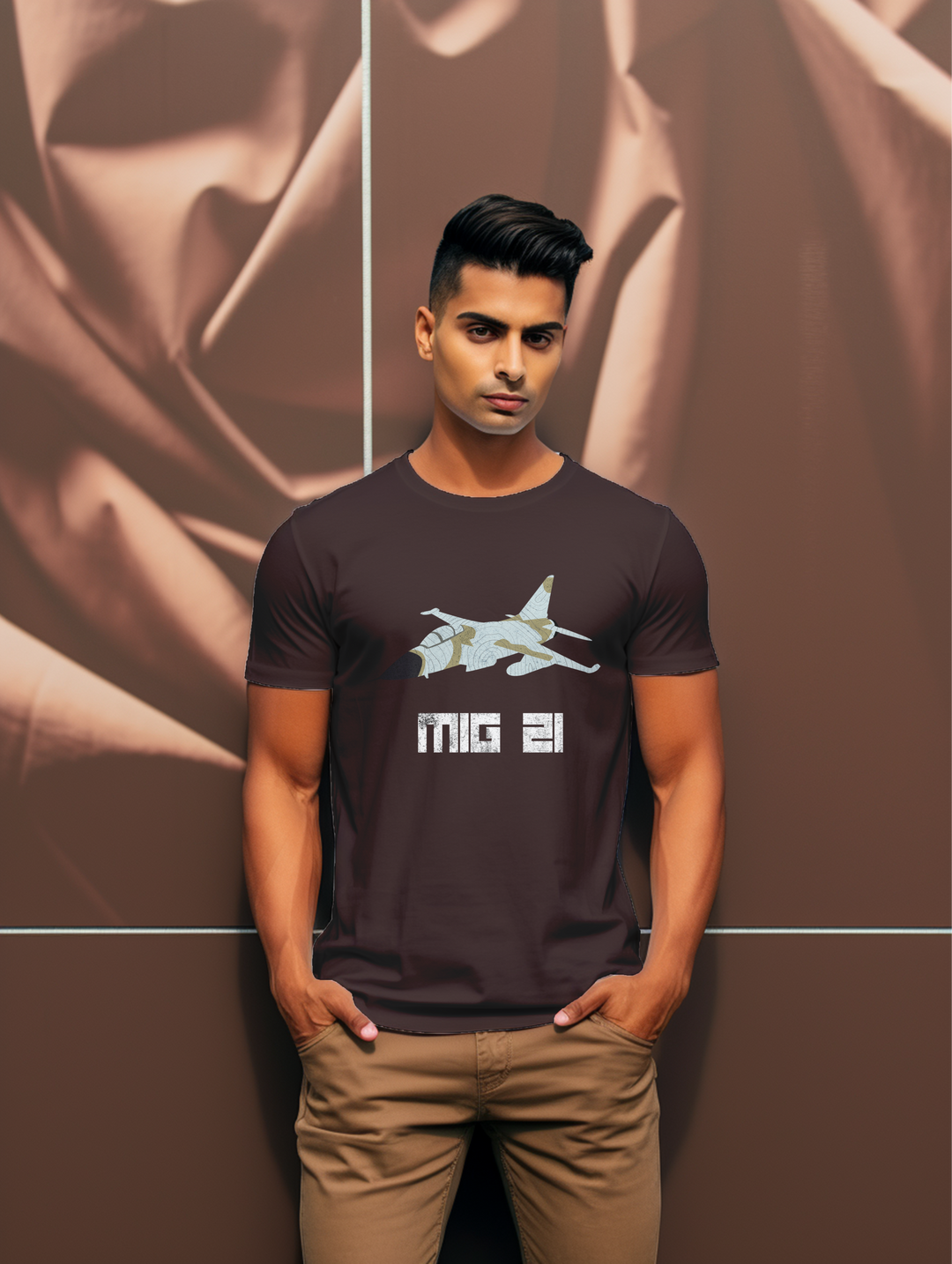 Men's MIG 21 Fighter Jet tee