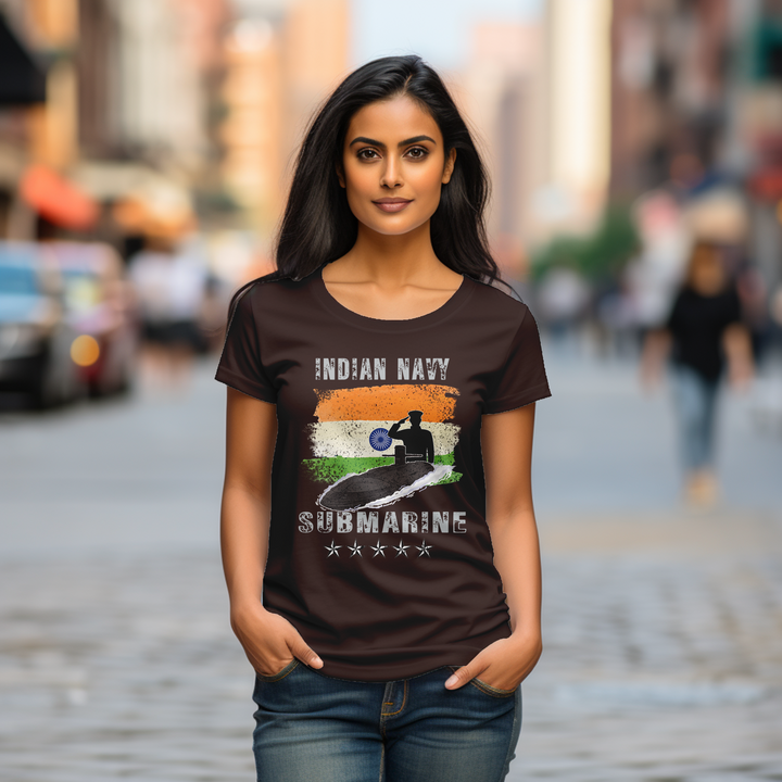 Women's Indian Navy Submarine tee