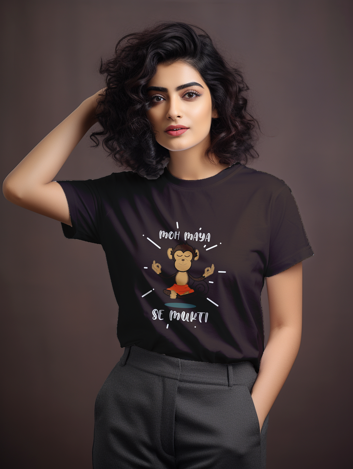 Women's  Moh maya se mukti tee