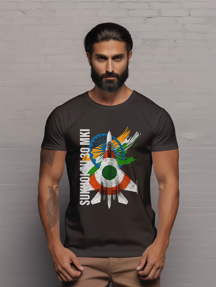 Mens  Sky Sentinels – The Power of Su-30MKI tee