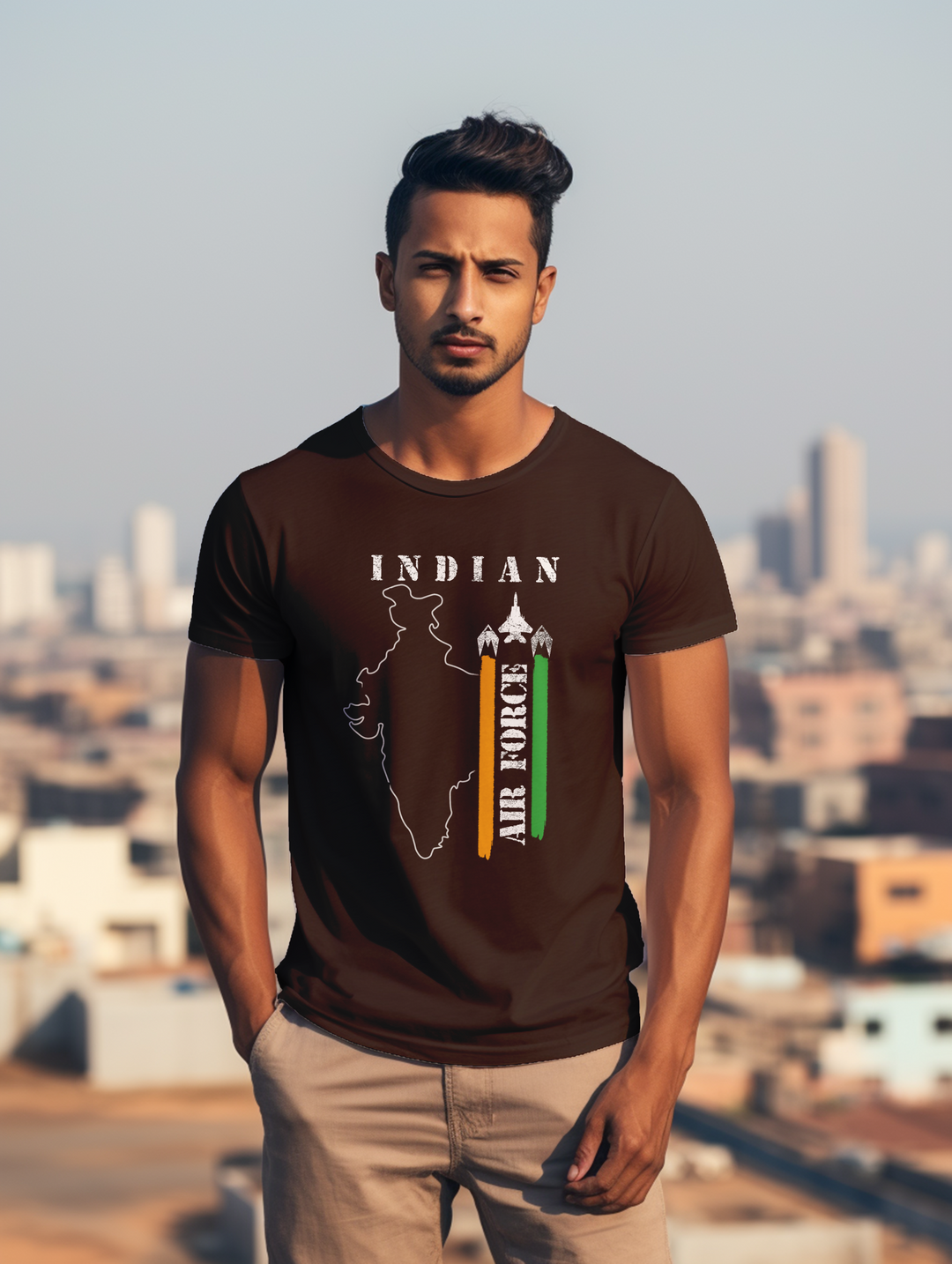 Men's  Indian airforce tee