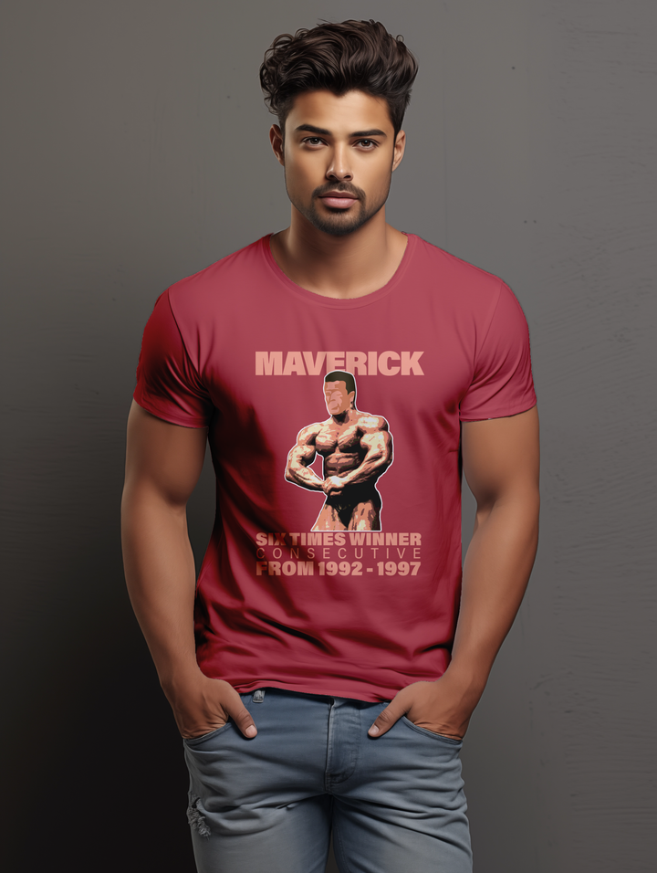 Mens Maverick Six Times Winner tee