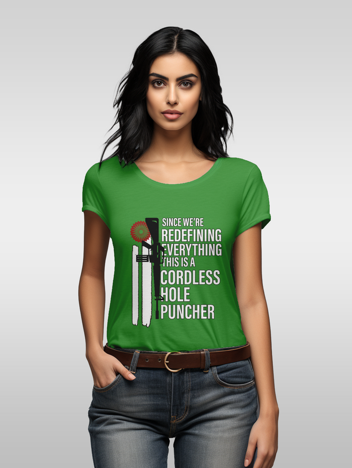 Women's Cordless hole Puncher tee