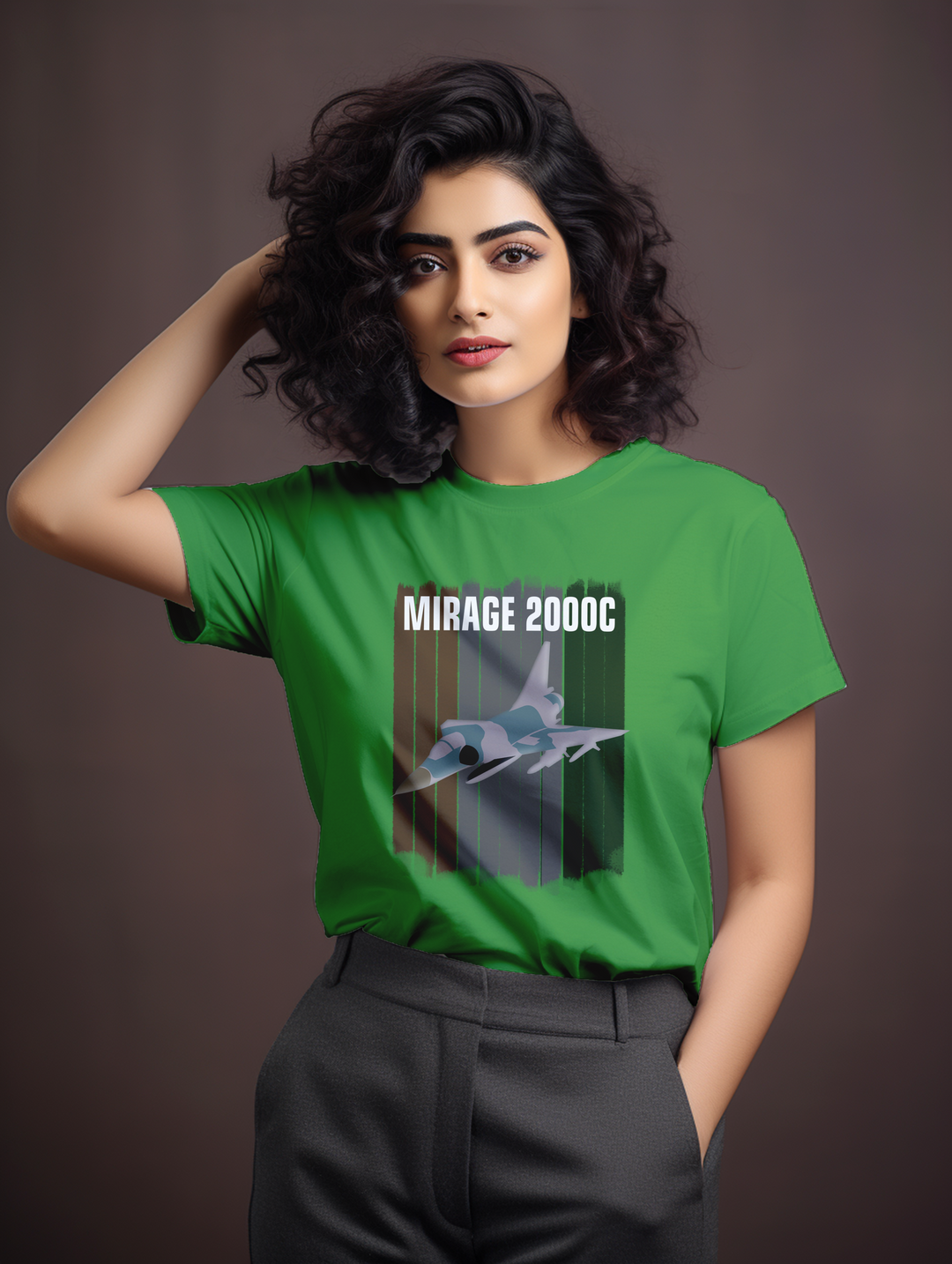 Women's Mirage 2000C Fighter jet tee