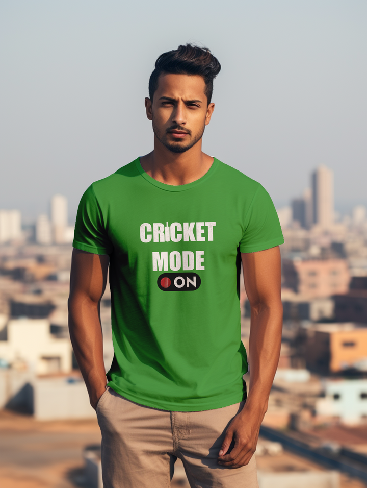 Men's Cricket Mode On tee