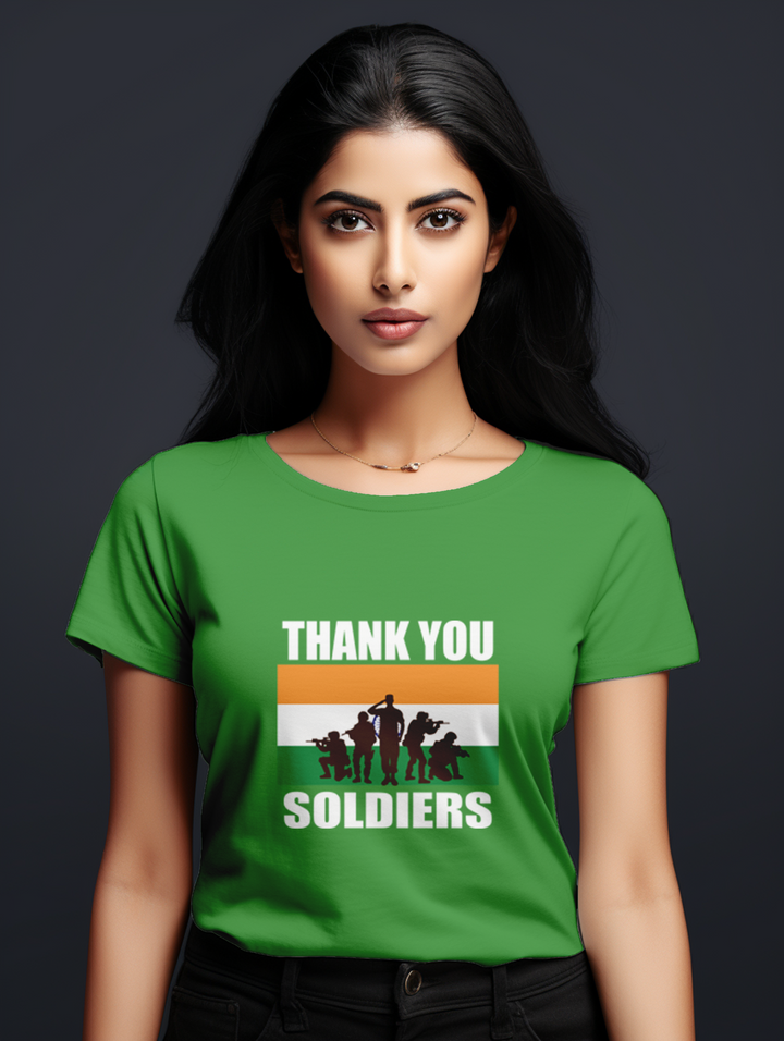 Women's Thank You Soldiers tee