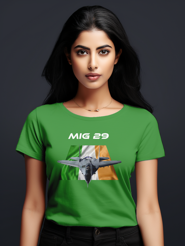 Women's MIG 29 Fighter Jet tee