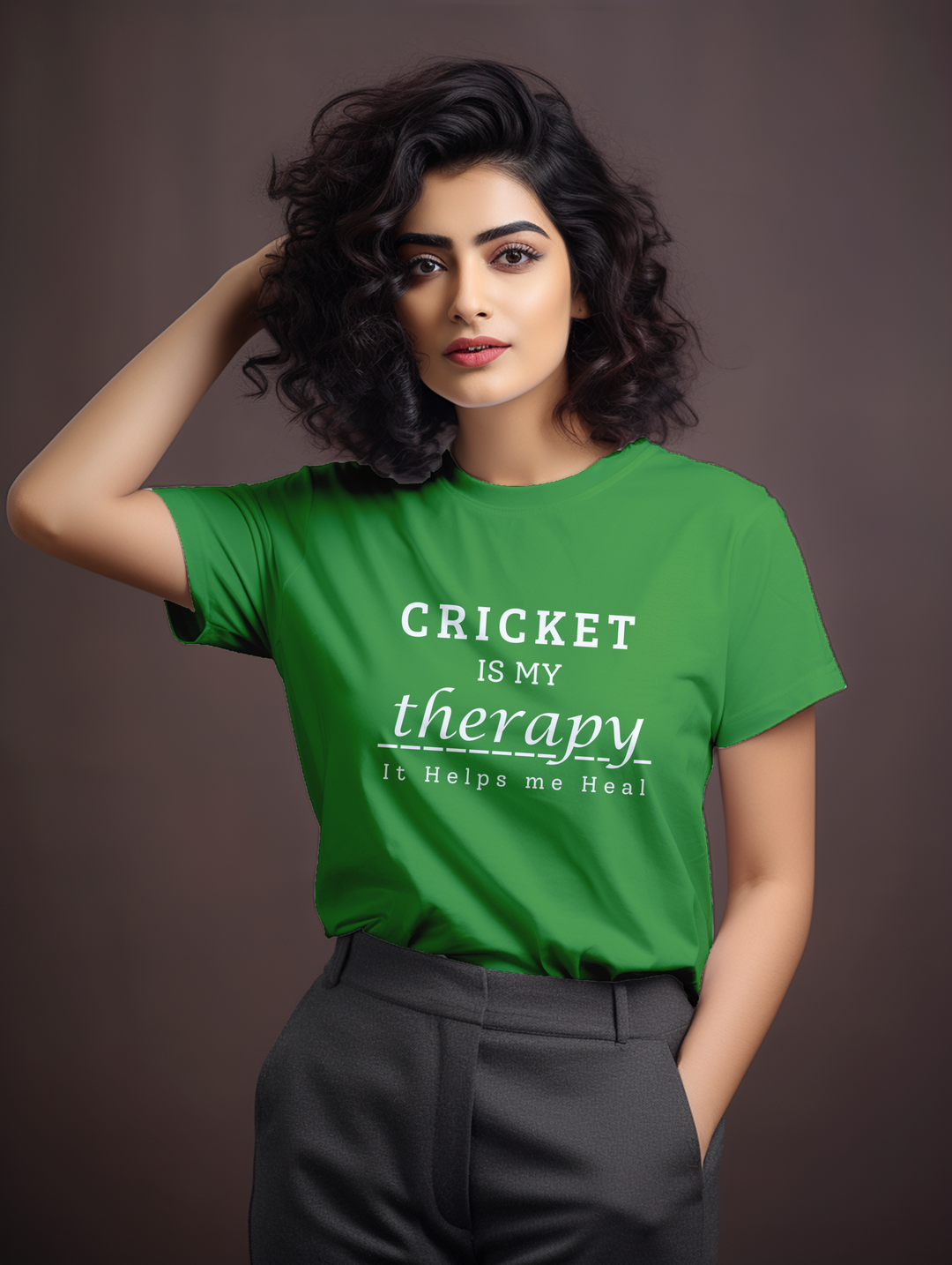 Women's Cricket is my Theraphy tee
