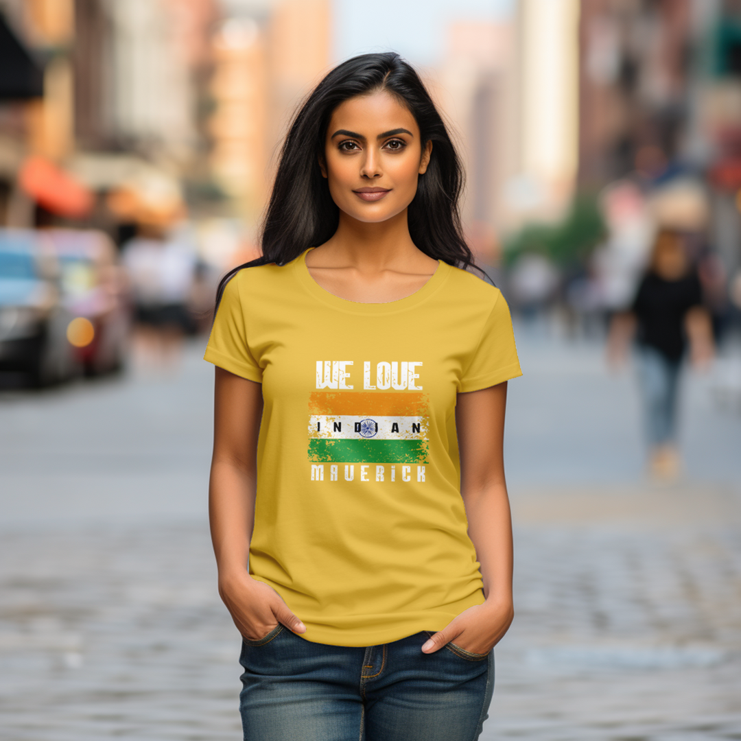 Women's We love Indian Maverick tee