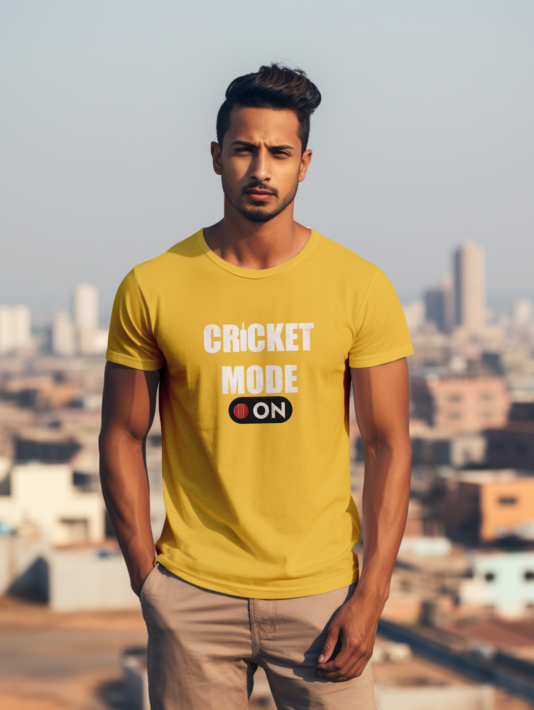 Men's Cricket Mode On tee