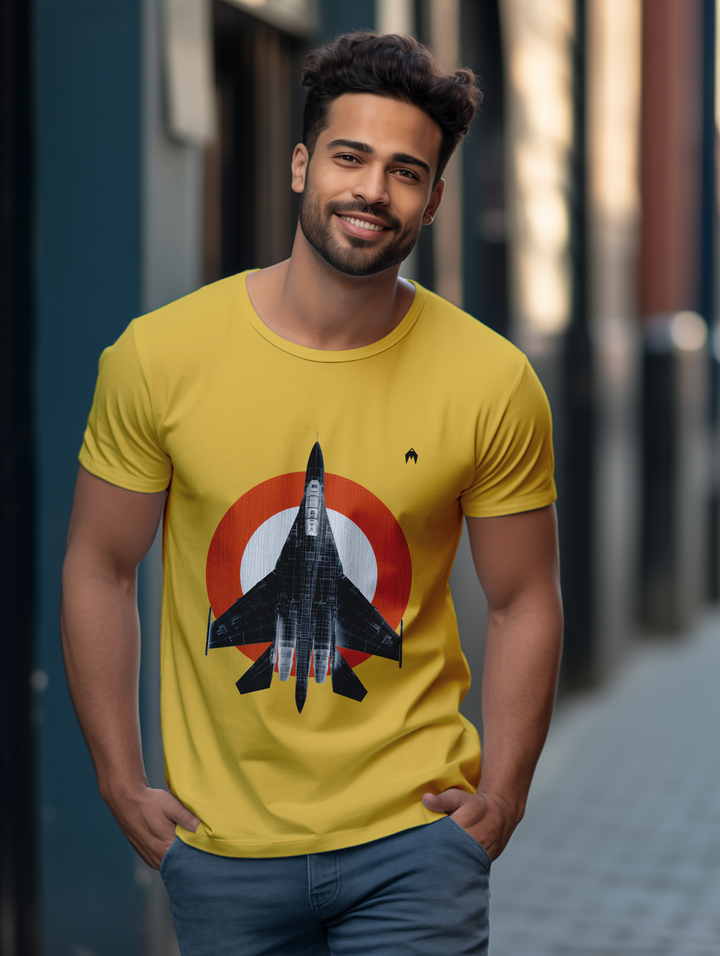Mens  Sukhoi’s Supremacy – The IAF’s Formidable Falcon tee