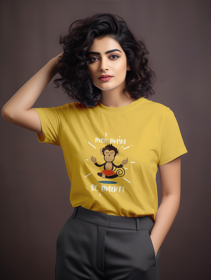 Women's  Moh maya se mukti tee