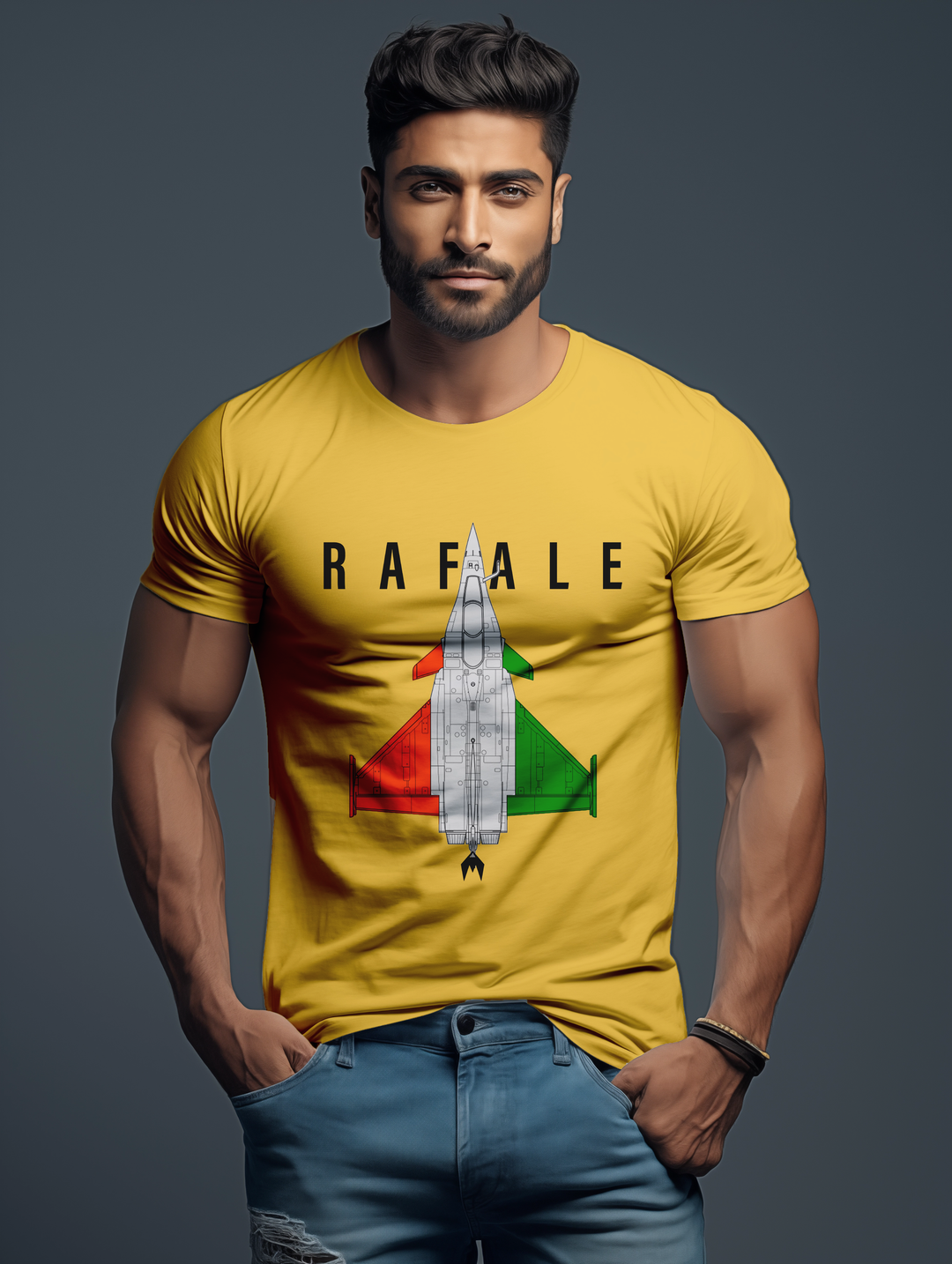 Mens Flight of the Rafale – India’s Pride tee