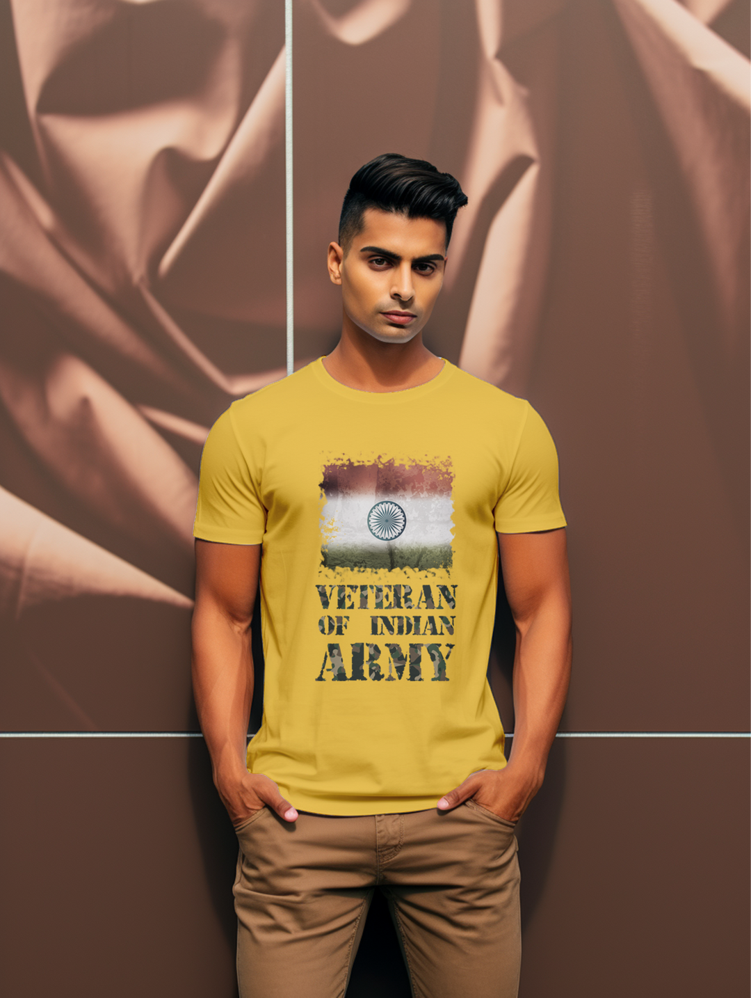 Men's Veteran of Indian Army tee