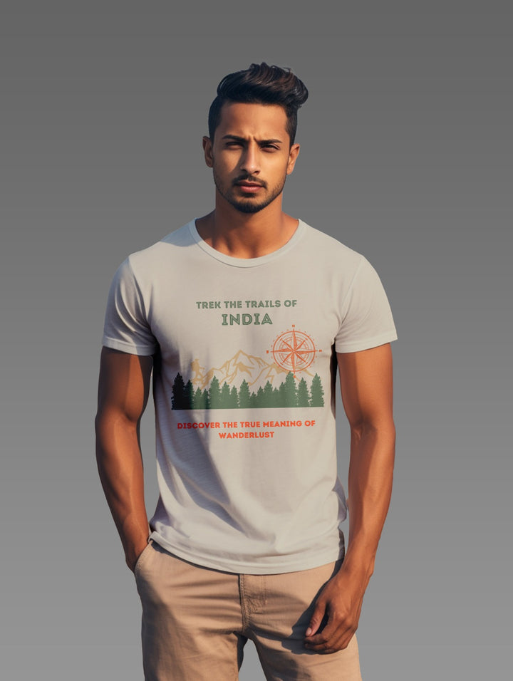 Men's Trek the trails of India tee