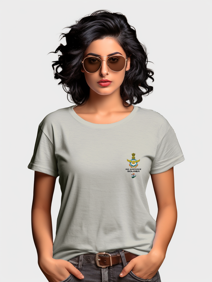 Womens Indian Airforce Soldier tee