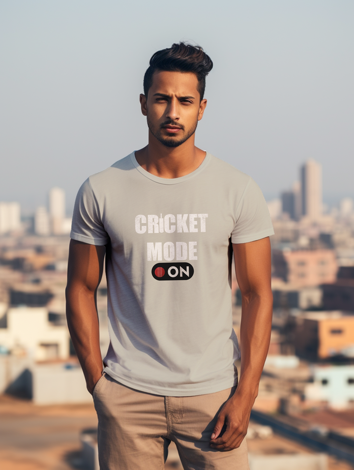 Men's Cricket Mode On tee