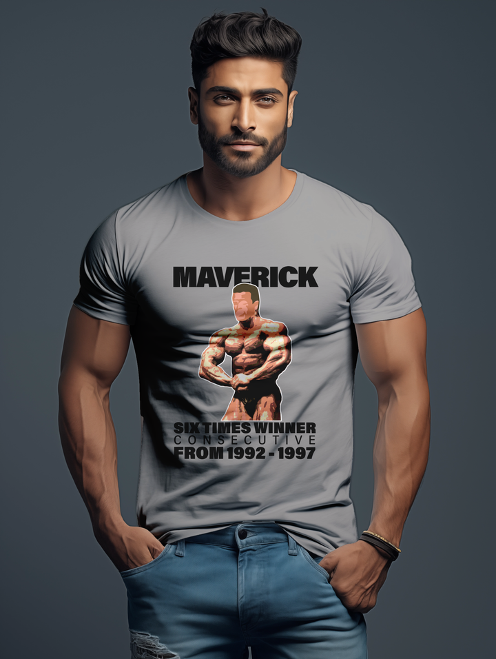 Mens Maverick Six Times Winner tee